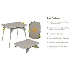 Nemo Moonlander Table - Camping Table -Camping Specialty Store nemo moonlander table camping table detail 3