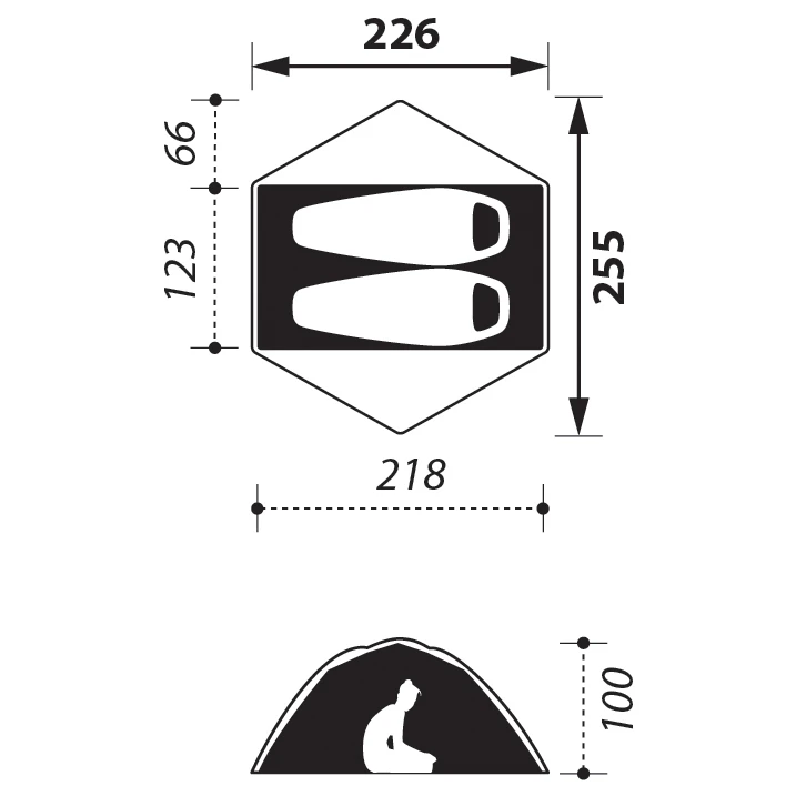 NOMAD Jade Tent - 2-person Tent 8 NOMAD Jade Tent - 2-person Tent - Image 6