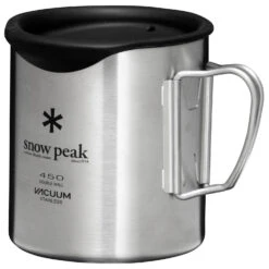 Snow Peak Double Mug 450 Silicone Lid - Lid -Camping Specialty Store snow peak double mug 450 silicone lid lid detail 3