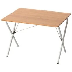 Snow Peak Single Action Table Bamboo Top - Camping Table