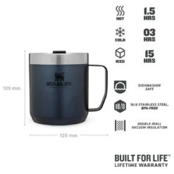 Stanley Camp Mug - Insulated Mug -Camping Specialty Store stanley camp mug insulated mug detail 4