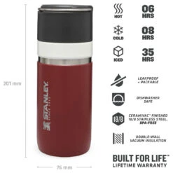 Stanley Go Ceramivac 0,47 L - Insulated Bottle 9 Stanley Go Ceramivac 0,47 L - Insulated Bottle -Camping Specialty Store stanley go ceramivac 047 l insulated bottle detail 4