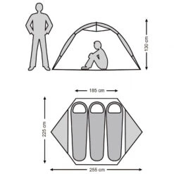 Stoic Njavve 3P Tent - 3-person Tent -Camping Specialty Store stoic njavve 3p tent 3 person tent detail 11